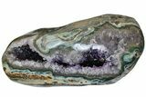 Sparkly, Dark Purple Amethyst Geode - Uruguay #151311-4